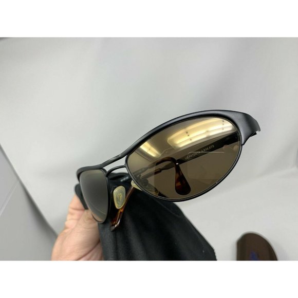 Rare Maui Jim Sunglasses MJ 157-2M Made In Italy MJ 157 Polarized Matte Black - Picture 8 of 12